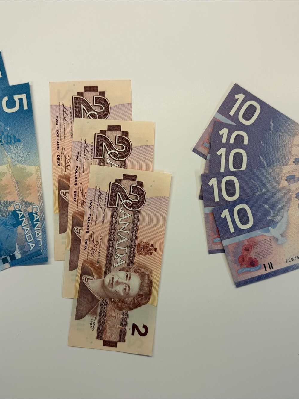 Vintage Canadian Banknotes lot